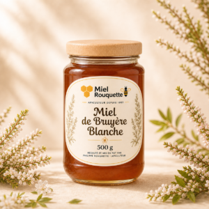 Miel de Bruyère Blanche 500g