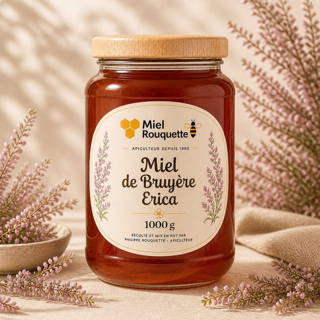 Miel Bruyère Erica 1000g